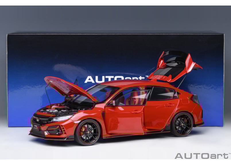 AUTOart 1/18 ホンダ シビック タイプR （FK8） 2021 （フレームレッド