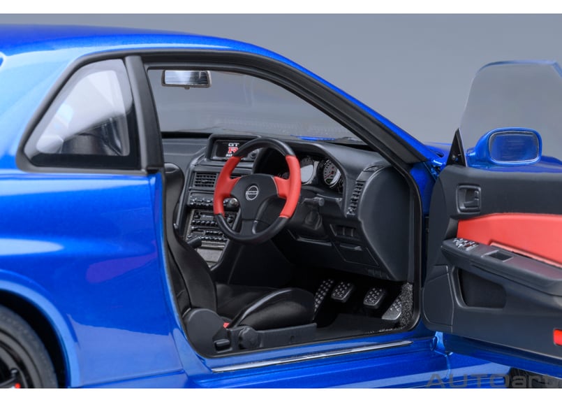 AUTOart 1/18 ニスモ R34 GT-R Z-tune （ベイサイドブルー） 774