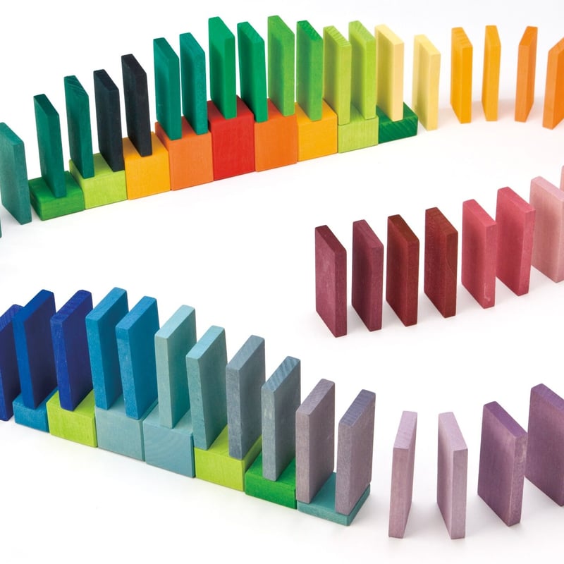 GRIMM'S / グリムス社 にじドミノ/カラーチャートブロック | Toy-Toy