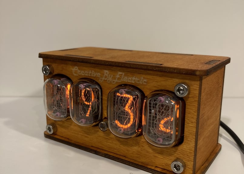 ニキシー管時計 IN-12 4チューブ | Nixie Tube+