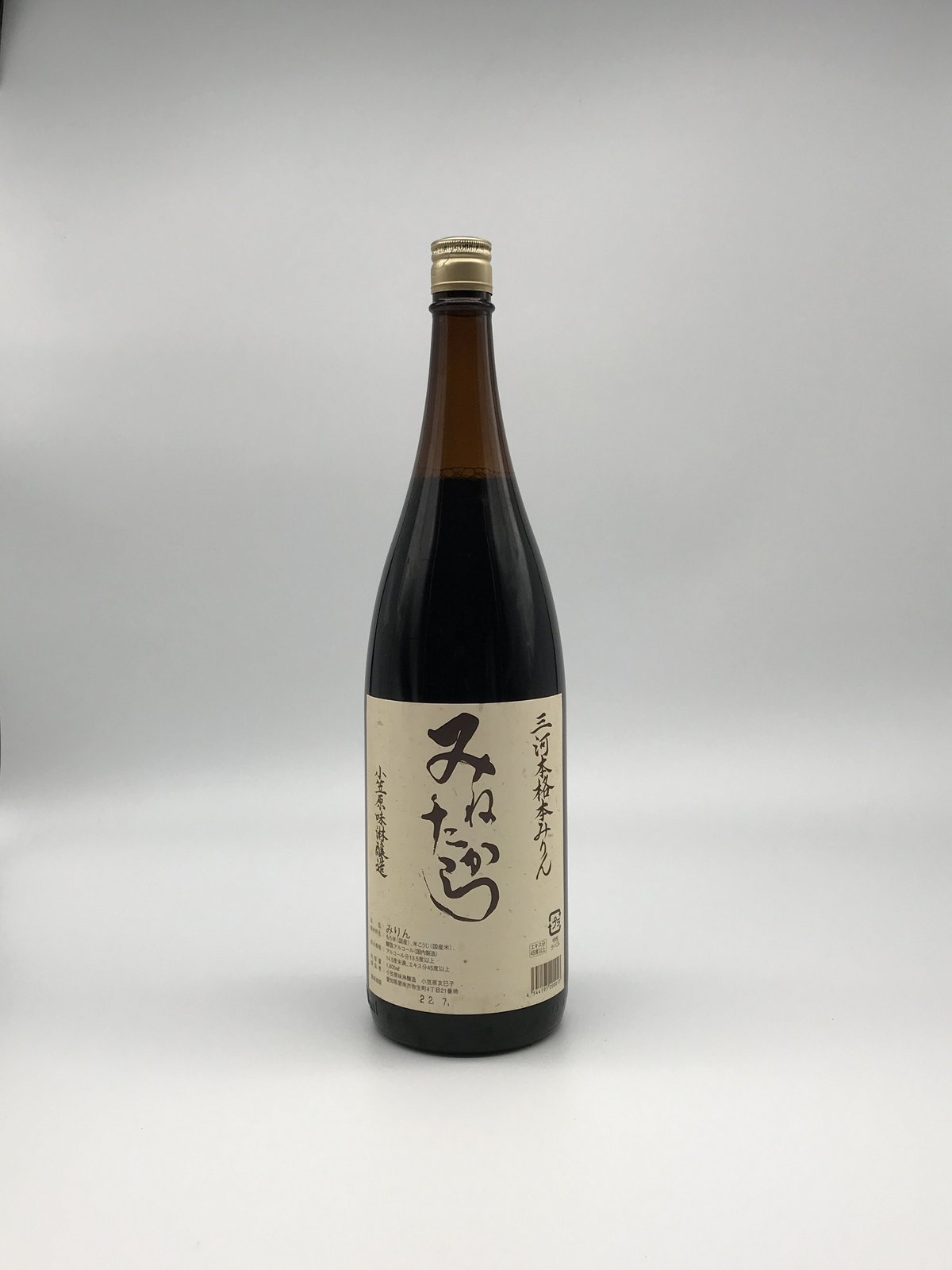 みりん】三河本格本みりん みねたから〈720ml・1800ml〉 | 味ノマチダヤ