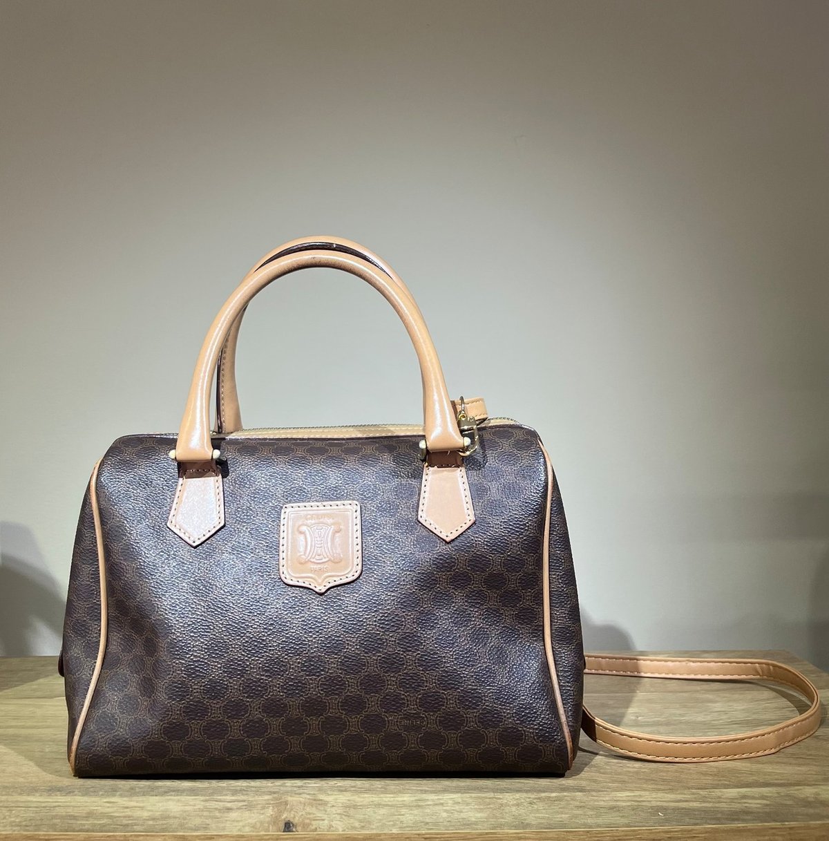 CELINE / セリーヌ】マカダム柄ヴィンテージボストンバッグ