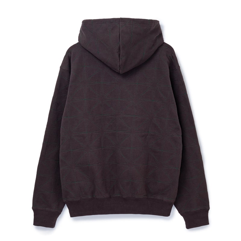 BoTT / SPARKLE STITCH ZIP HOODIE / BROWN | Soph