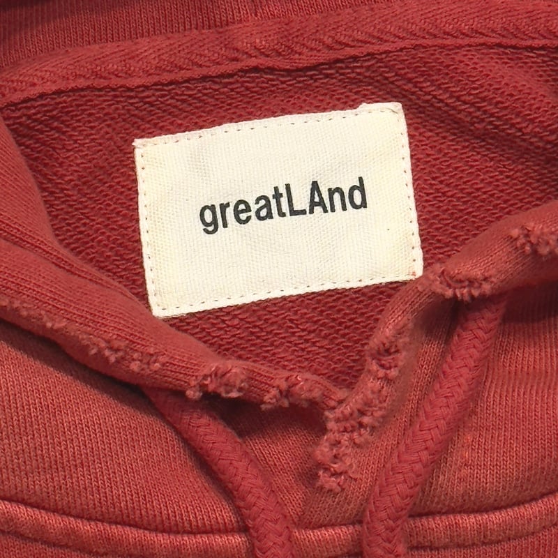 greatLAnd ORIGINAL CLUNKERS HOODIE RED PAINTED