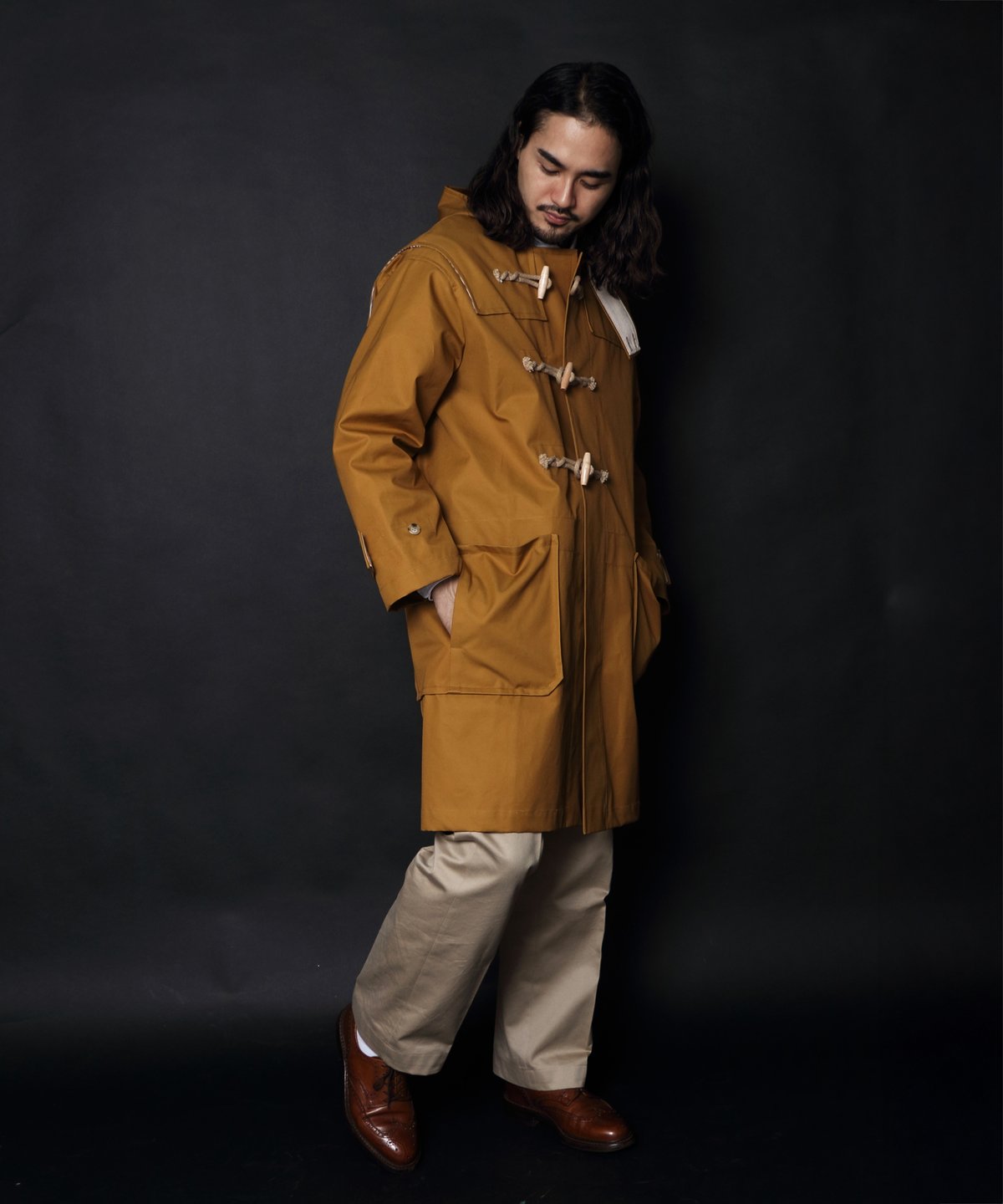 Duffle coat Ventile (Camel)_ダッフルコートベンタイル(キャメル)