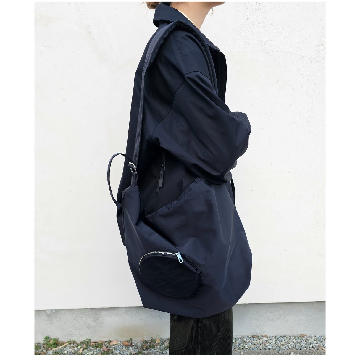 HIDAKA / PING-PONG MESSENGER BAG *BLACK | AVET