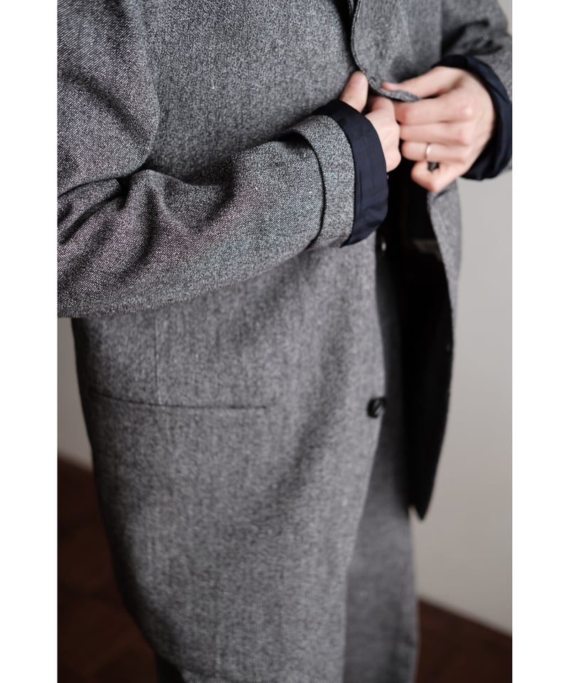 Fendart / Jacket(White×Black Navy) | PARK