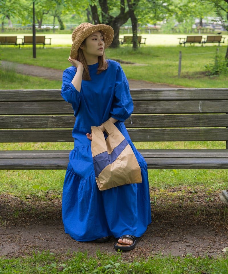 スーザンベル / ショッピングバッグ Camel & Navy【Forever】 | 淡雪co