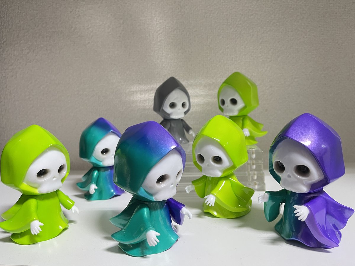 ドクロちゃん マジックカラー 骸骨 髑髏 スカル ガイコツ 死神 幽霊