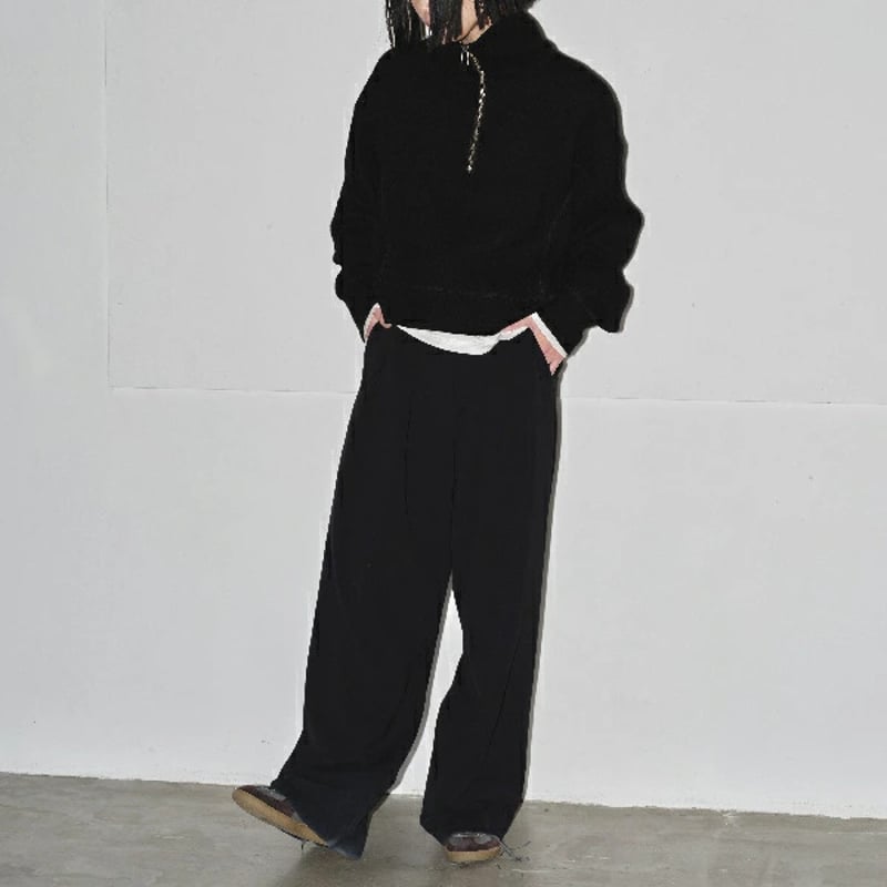 TODAYFUL トゥデイフル Halfzip Wool Pullover ハーフジップウール