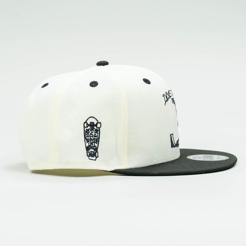 NEWERA・ニューエラ 9FIFTY DOG TOWN ドッグタウン ロゴ クロームホワ