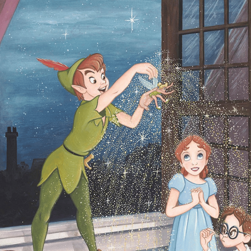 ディズニー公式ファインアート ピーター・パン 