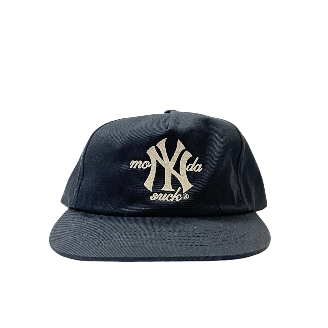 Mondaysuck 6Panel Snapback Cap Black | RAWDRIP