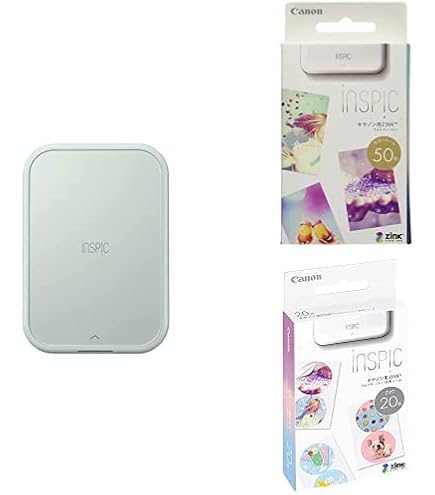 Amazon.co.jp: 【3点セット】Canon スマホ専用ミニフォトプリンター