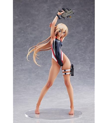 Amazon.co.jp: ARMS NOTE 水泳部のコウハイちゃん 青色ラインの水着Ver