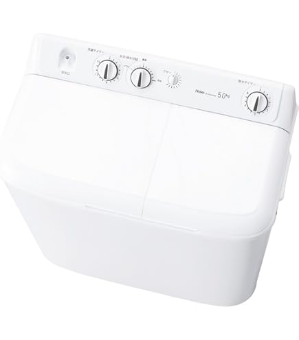 Amazon.co.jp: ハイアール 5.5Kg 二槽式洗濯機 JW-W55E-W ホワイト