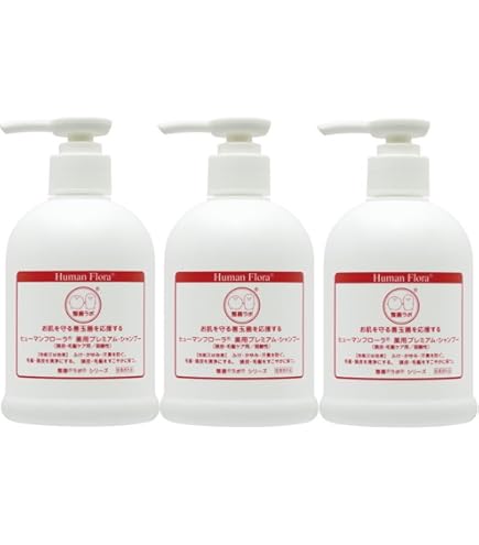 Amazon.co.jp: ヒューマンフローラ 薬用プレミアムシャンプー(医薬部外