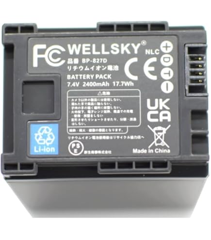 Amazon | NinoLite(NinoLite) BP-827 BP-827D 互換 バッテリー