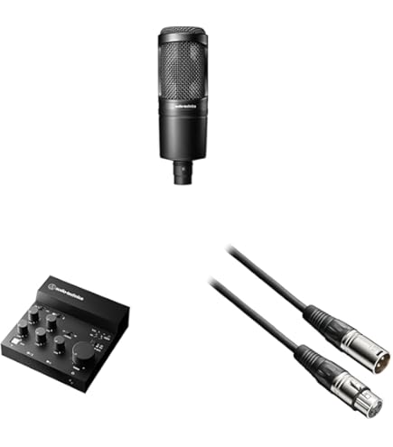 Amazon.co.jp: audio-technica AT2020 コンデンサーマイク＋ポップ