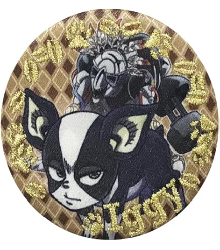 Amazon | ジョジョの奇妙な冒険 刺繍缶バッジ 花京院典明 B01B2972