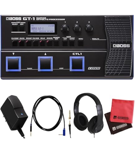 Amazon.co.jp: BOSS GT-1 マルチエフェクター 純正アダプター付き