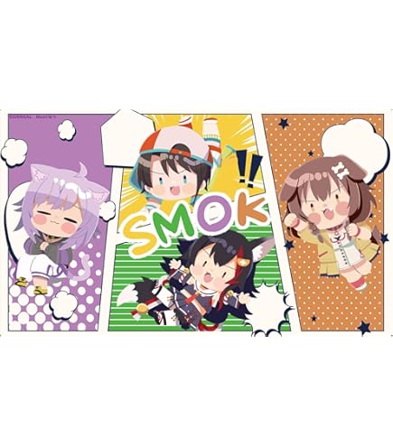 Amazon.co.jp: エアコミケ ホロライブ 集合 プレイマット 白詰草