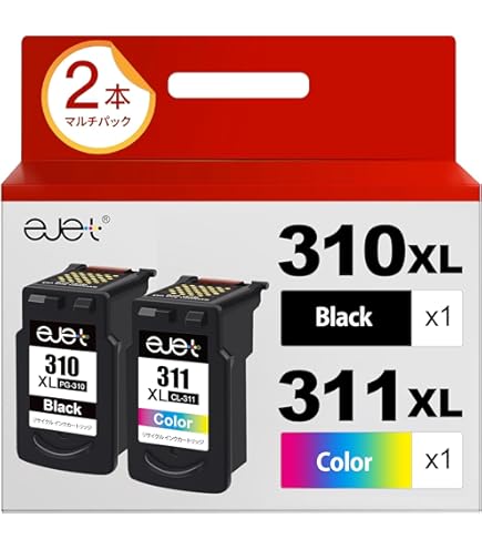 Amazon.co.jp: 【純正品】CANON FINEカートリッジ BC-310(ブラック) +