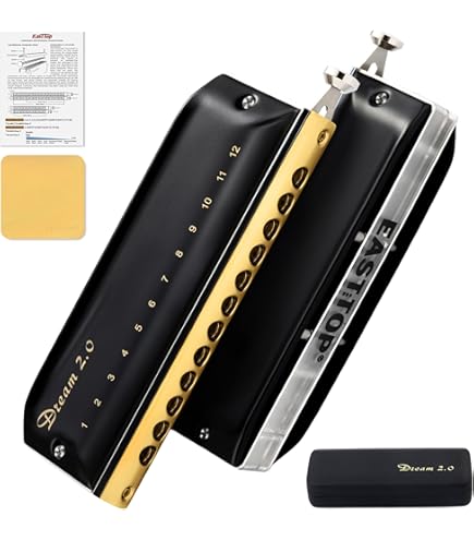 Amazon.co.jp: クロマチックハーモニカ 16穴 64音 C調ハーモニカ プロ