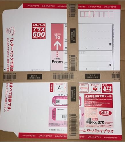 Amazon.co.jp: レターパックプラス（520） 100枚 : 文房具・オフィス用品