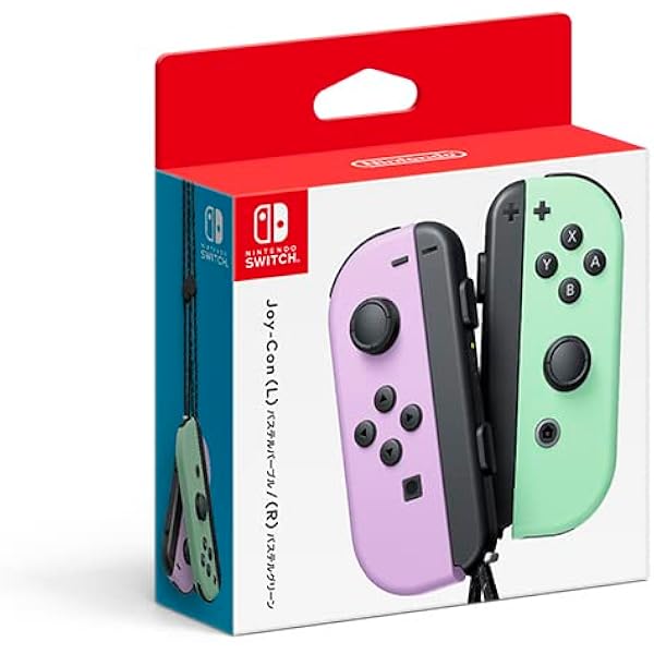 Amazon.com: Nintendo Switch Joy-Con (L)/(R) (Pastel Pink) - (NSW