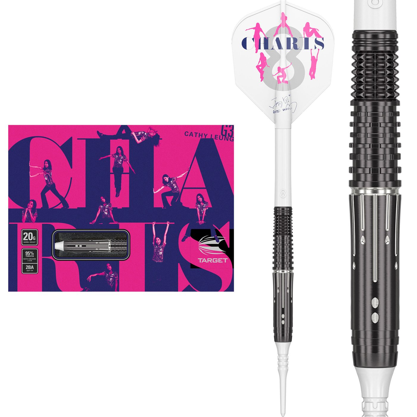 Target Japan Cathy Leung Charis G4 Max 90% Soft Tip Darts