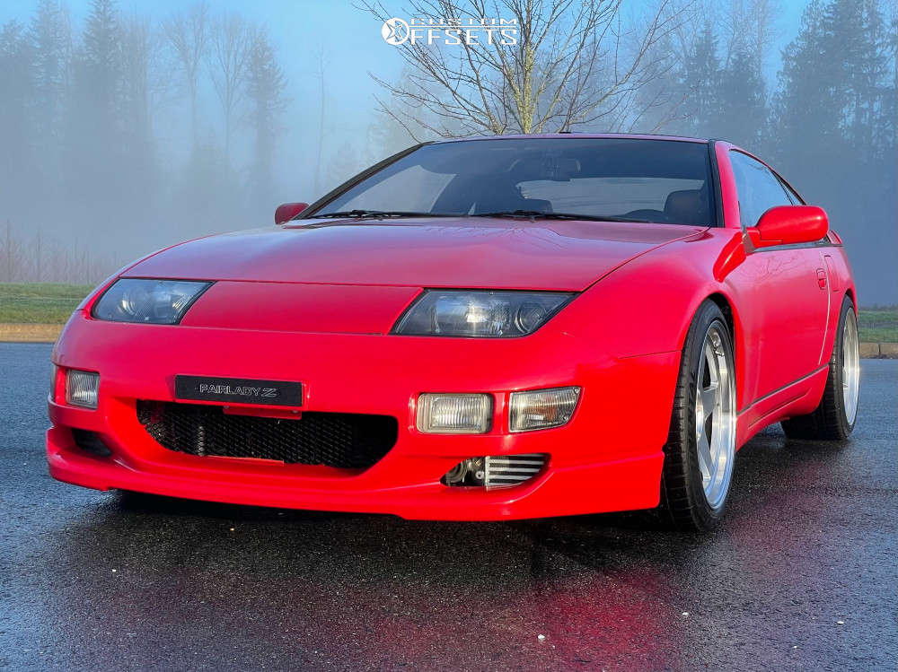 1990 Nissan 300ZX with 18x9.5 22 Kansei Knp and 255/35R18