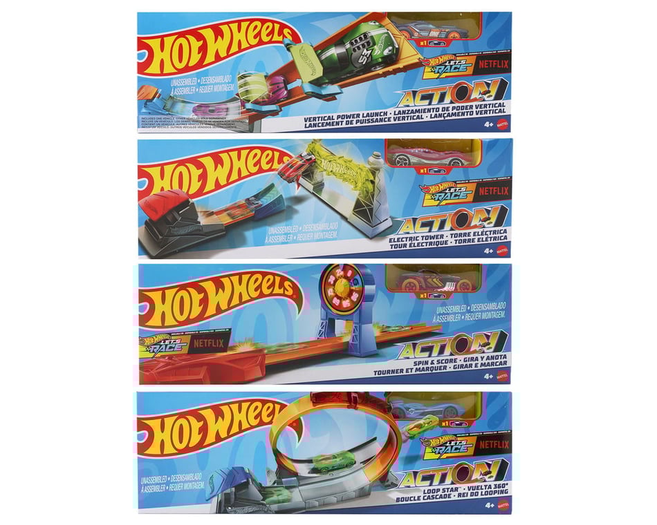Mattel Hot Wheels Classic Stunt Set Assortment (6) [MTTFTH79_BOX