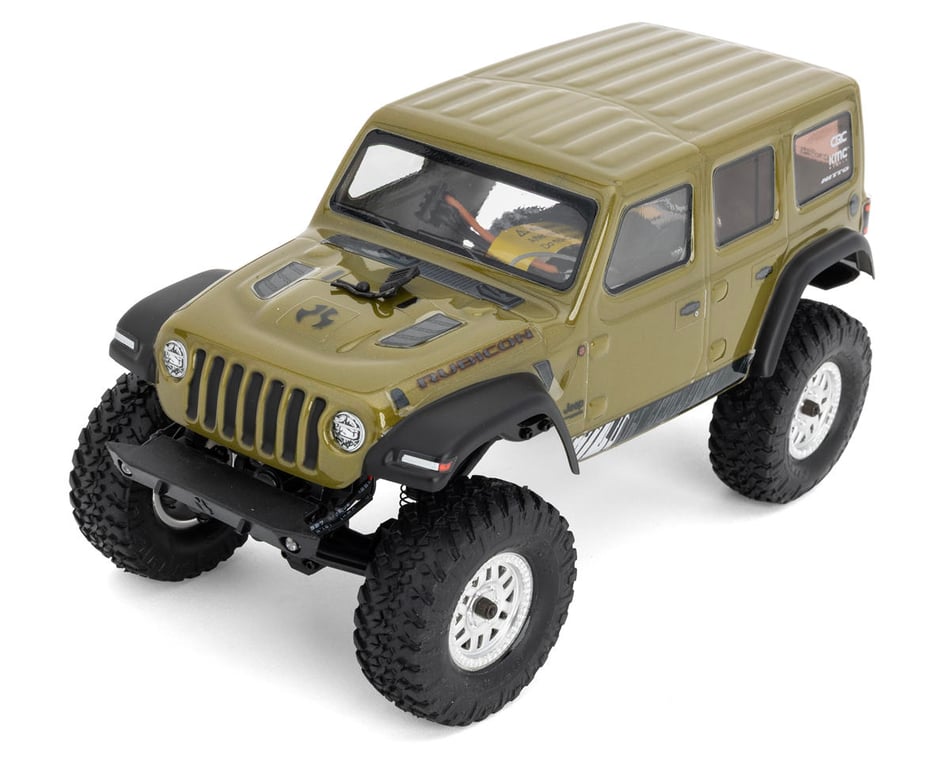 Axial SCX24 Jeep Wrangler JLU 4WD RTR Scale Mini Crawler (Green