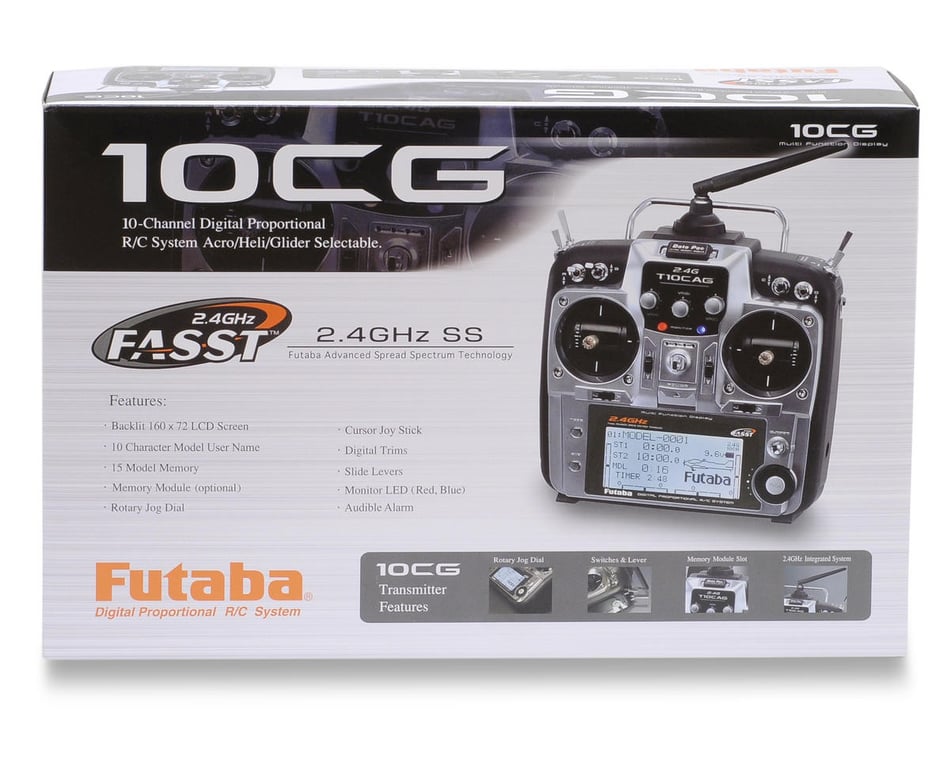 Futaba 10CG 2.4 GHz FASST 