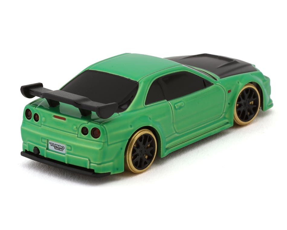 Turbo Racing C64 1/76 RTR Electric 2WD Micro RC Drift Car (Green
