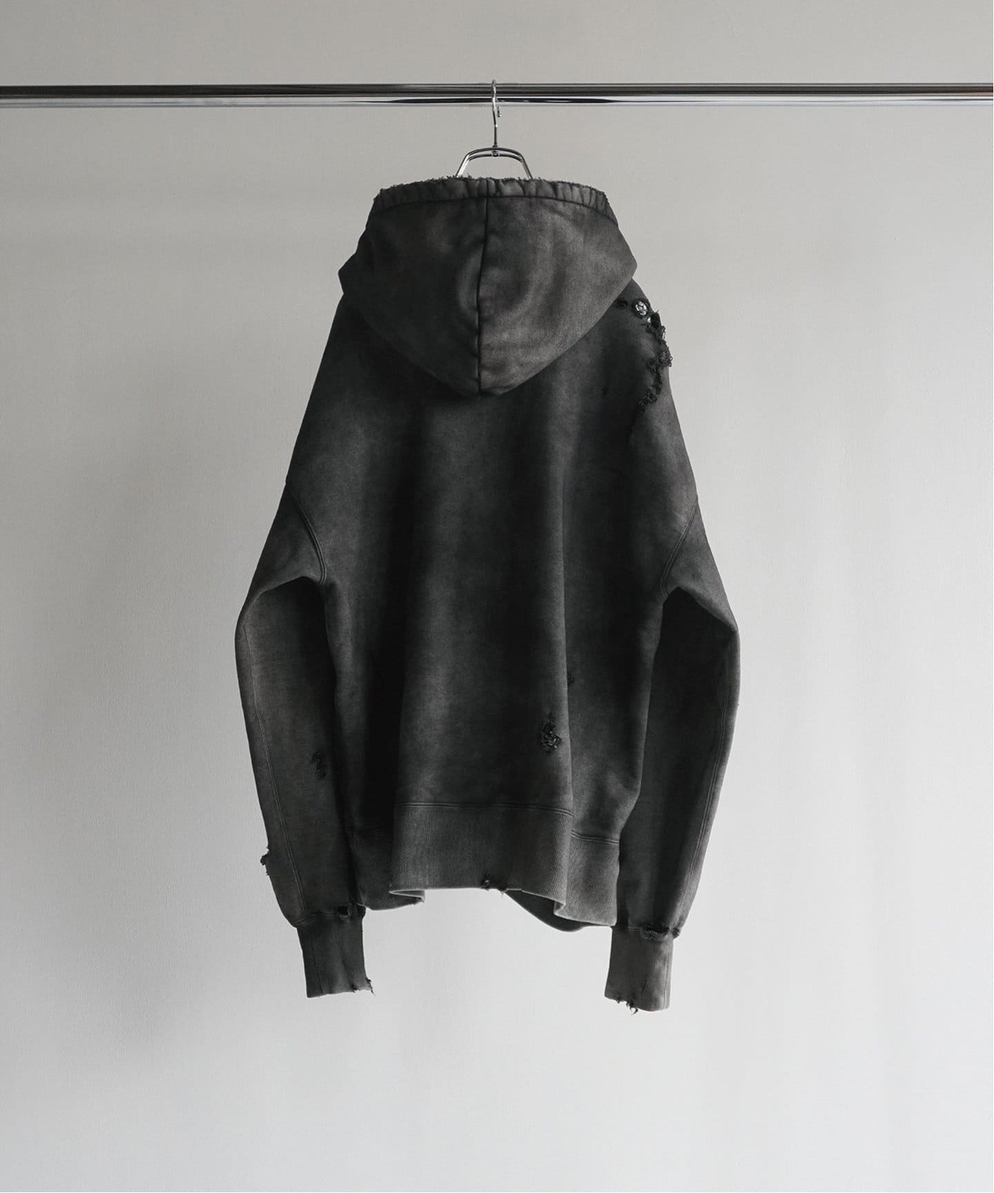 ANCELLM / アンセルム】AGING CRASH HOODIE（パーカー）｜WISM