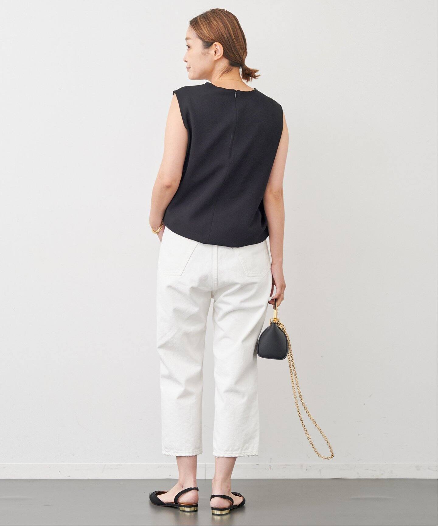 MADISONBLUE / マディソンブルー】CRASHED SAROUEL PANTS DENIM