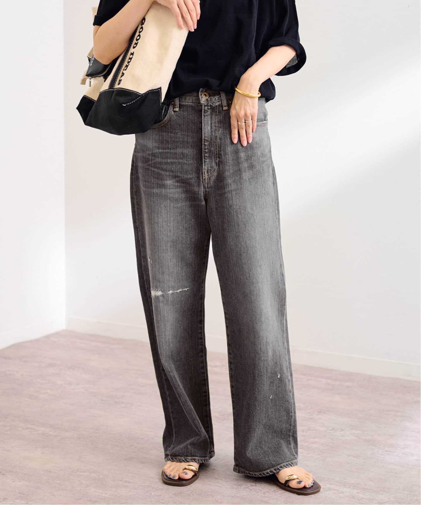 ≪ベストセラー≫デニムストレートパンツ2（デニムパンツ・ジーンズ