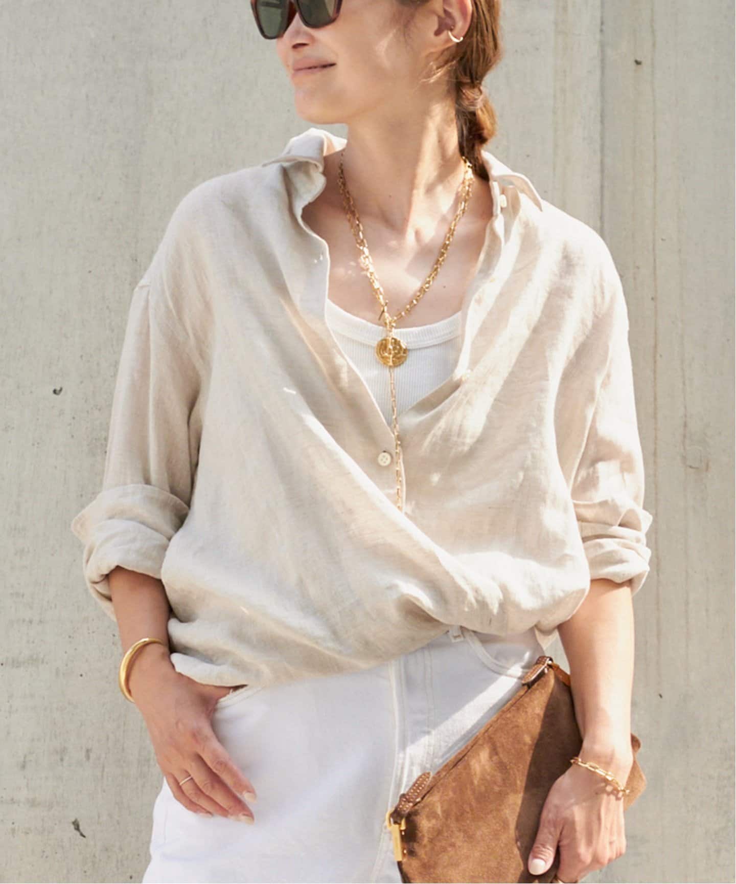 追加 LINEN WASH CACHE シャツ（シャツ／ブラウス）｜Deuxieme Classe