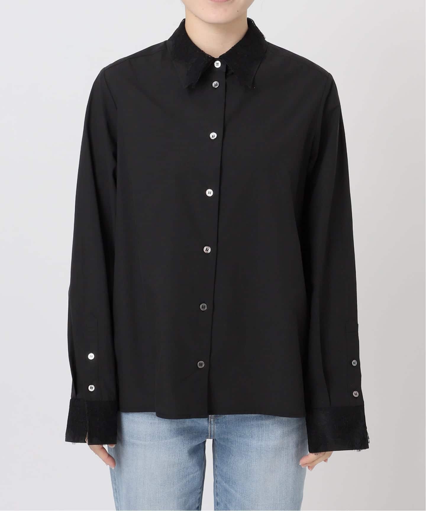 レース襟シャツ（シャツ／ブラウス）｜Spick and Span（スピック