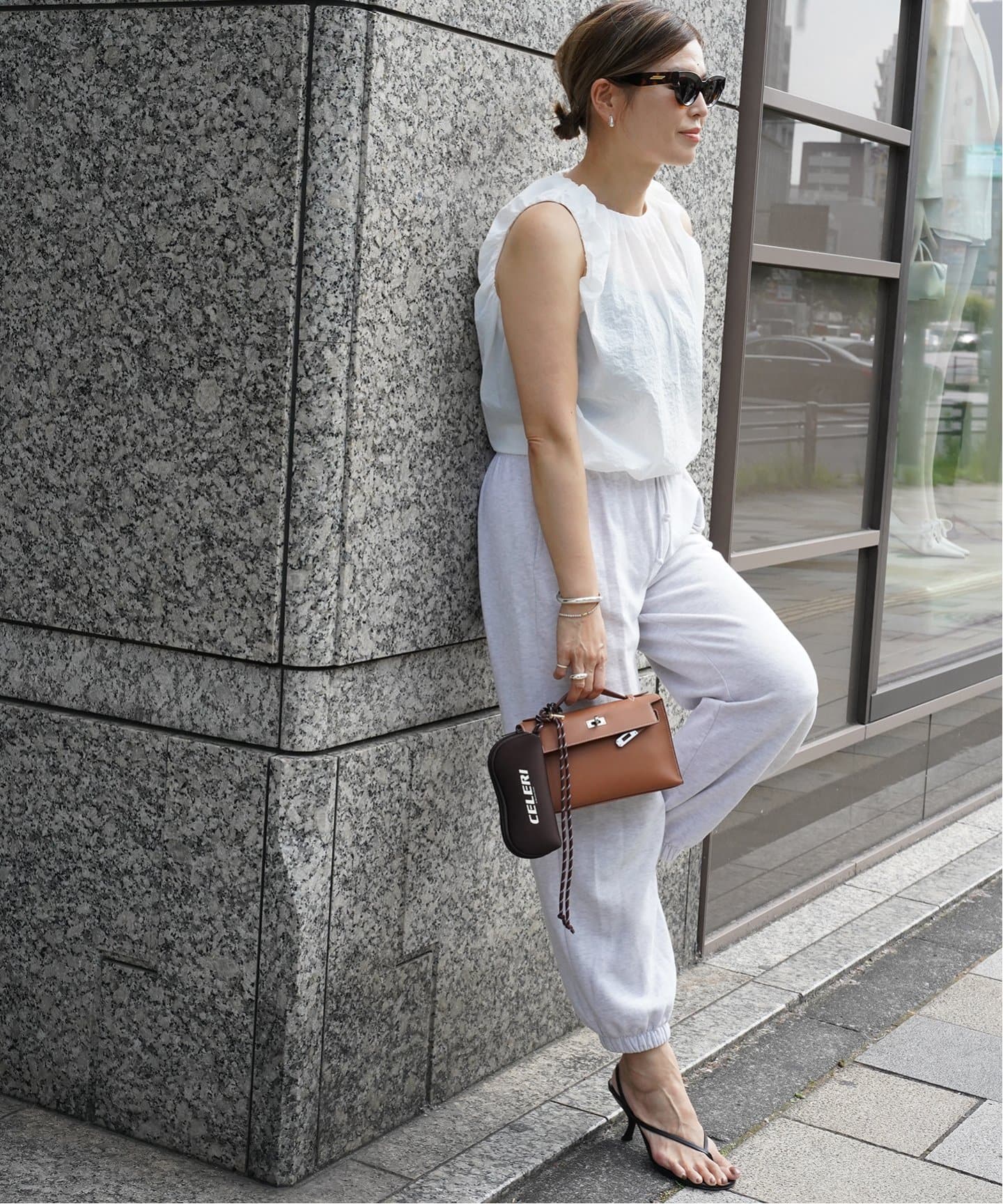 CELERI/セルリ】GATHER ショートトップス（シャツ／ブラウス