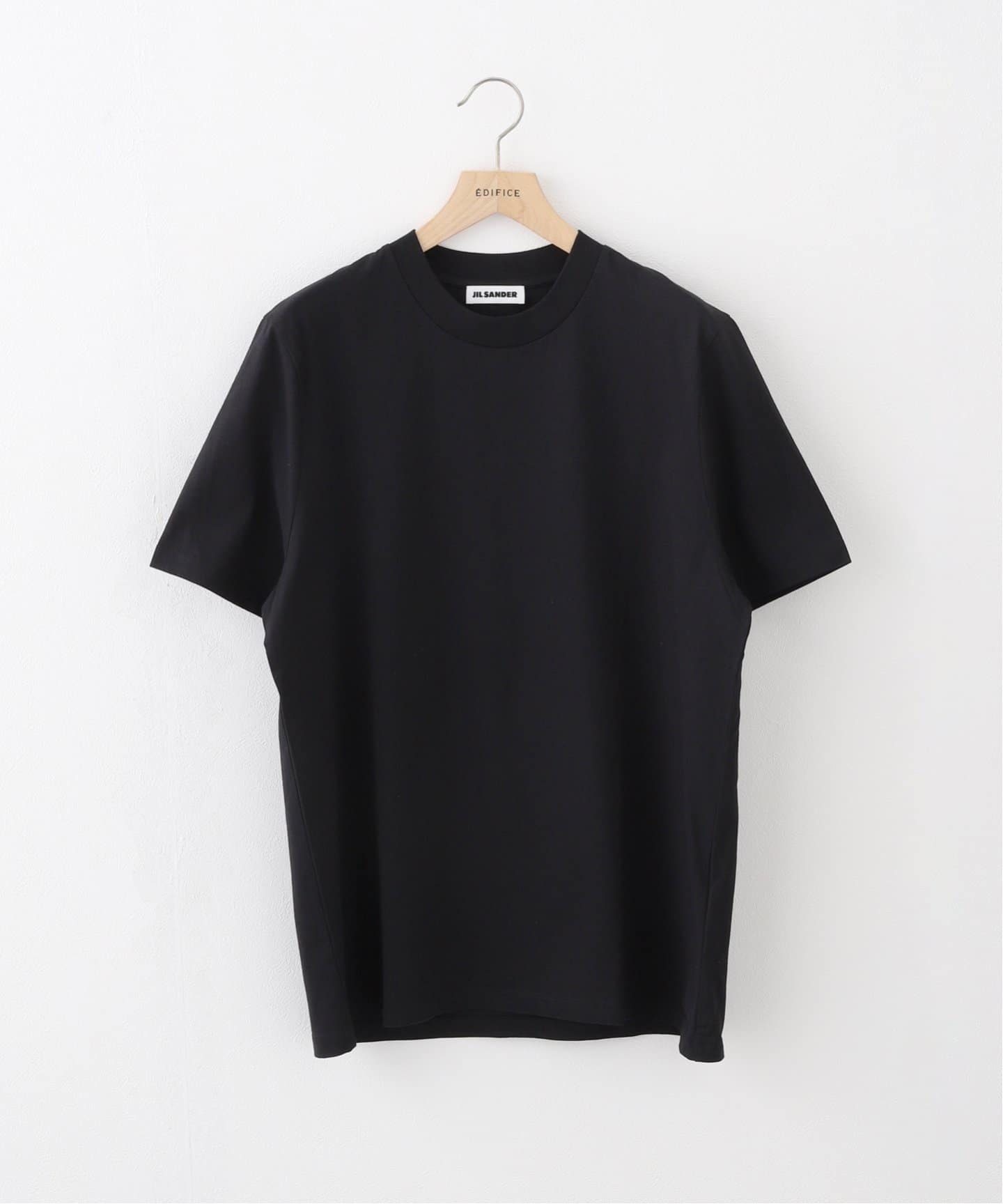 JIL SANDER (ジルサンダー) RIBBED ROUND NECK T-SHIRT