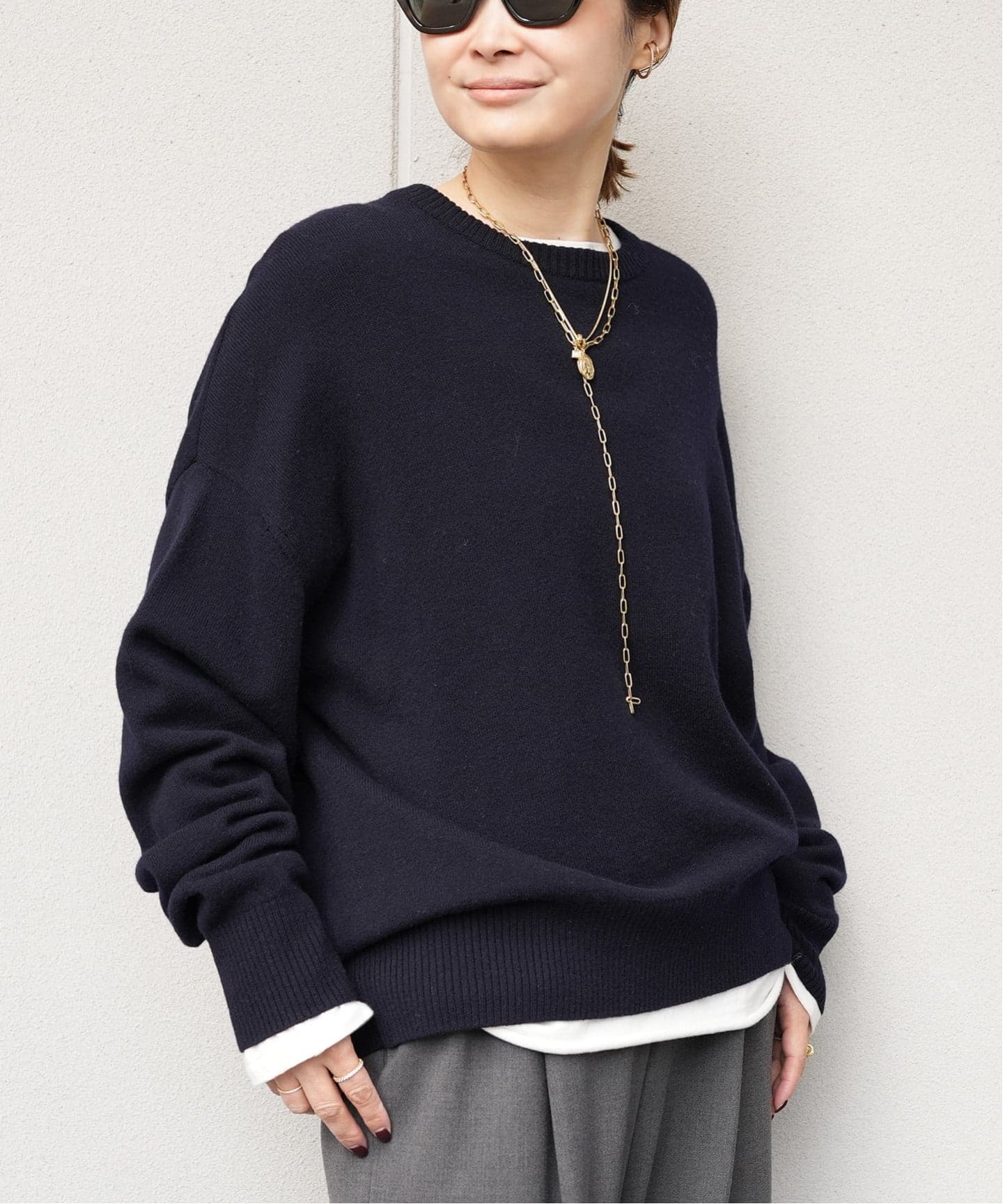 JUSPER クルーネック プルオーバー（ニット／セーター）｜Deuxieme