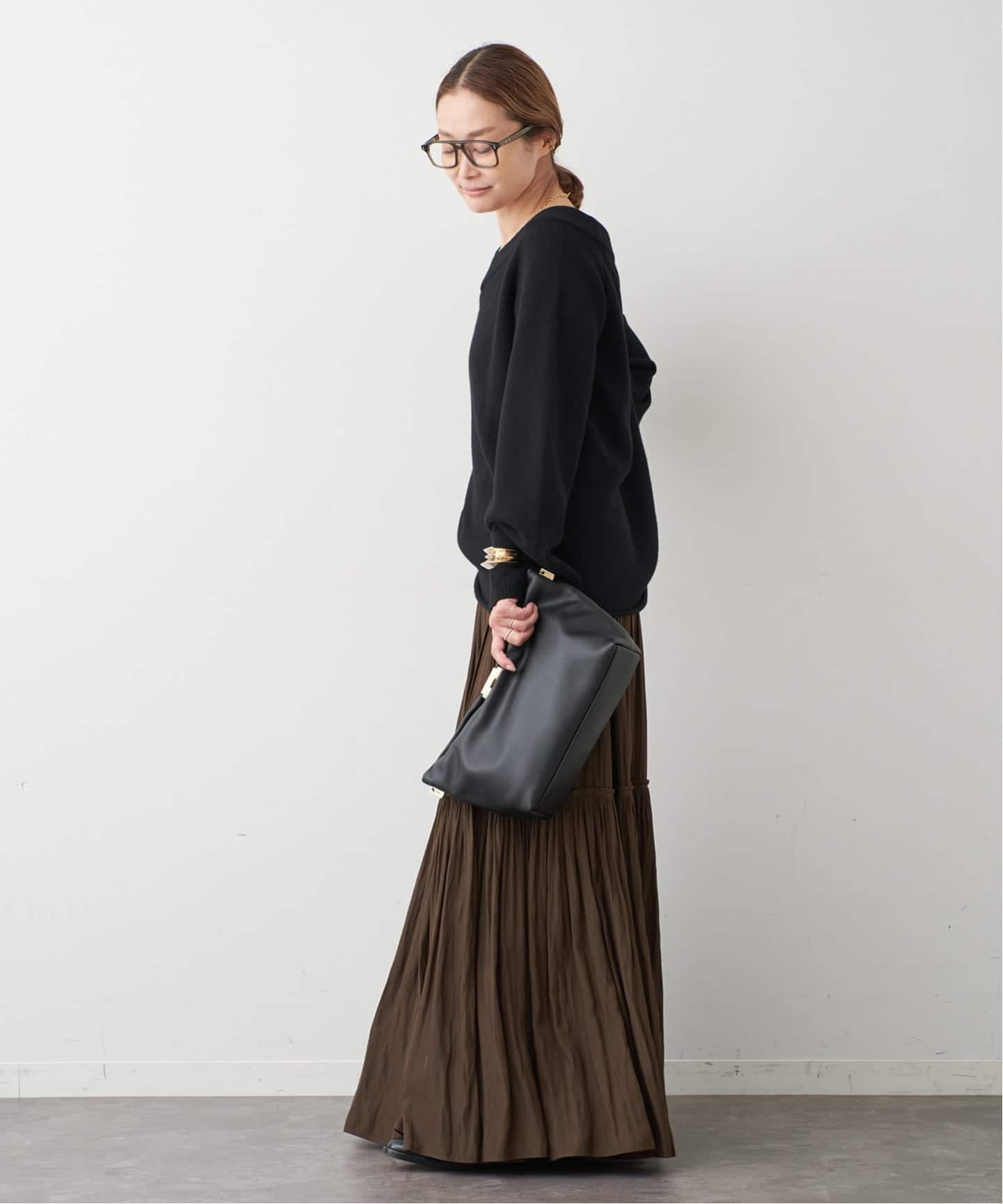 ミドルゲージ Vネック ニット（ニット／セーター）｜Deuxieme Classe