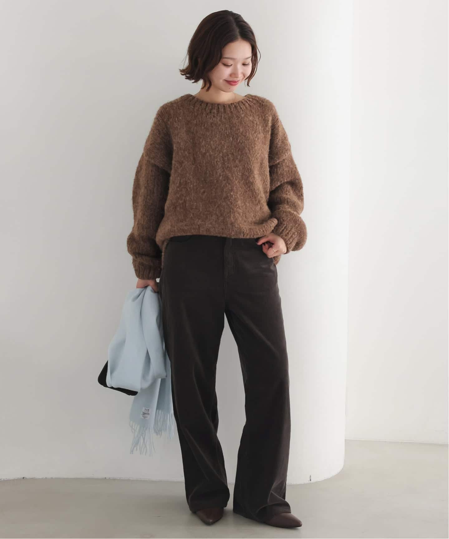 81BRANCA/ハチイチブランカ SLOBE別注 ペルーニット（ニット／セーター