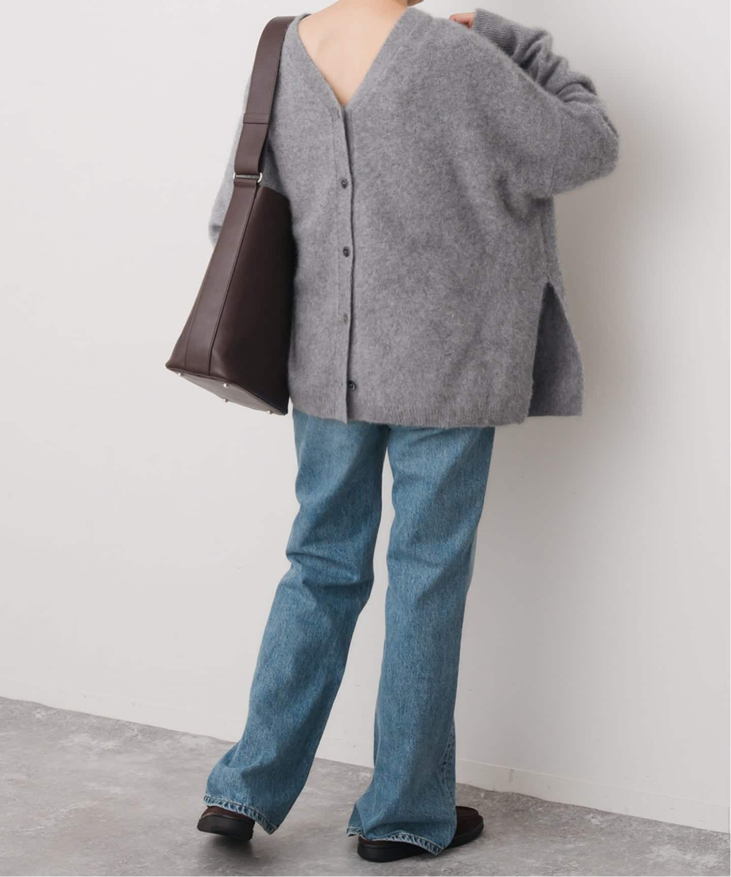 フォックスウールミックス2WAYカーディガン（カーディガン）｜Spick