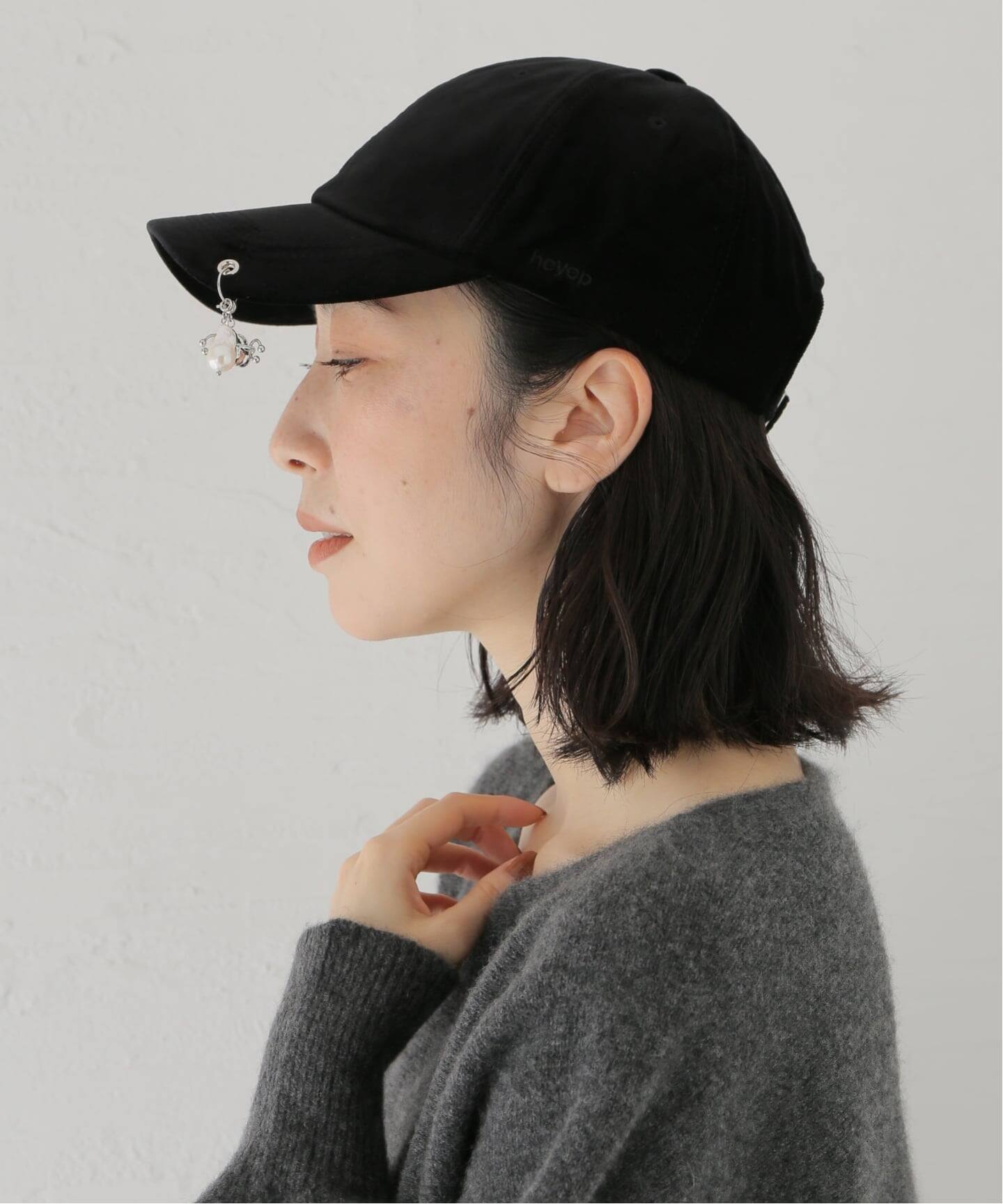 HEYEP/ヘイップ Velour Pearl Cap キャップ HP13325（キャップ）｜IENA
