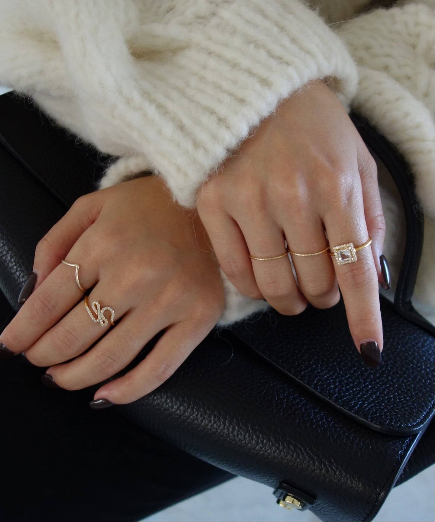 追加2》SLOBE カットワイヤーリング K10（リング）｜SLOBE IENA