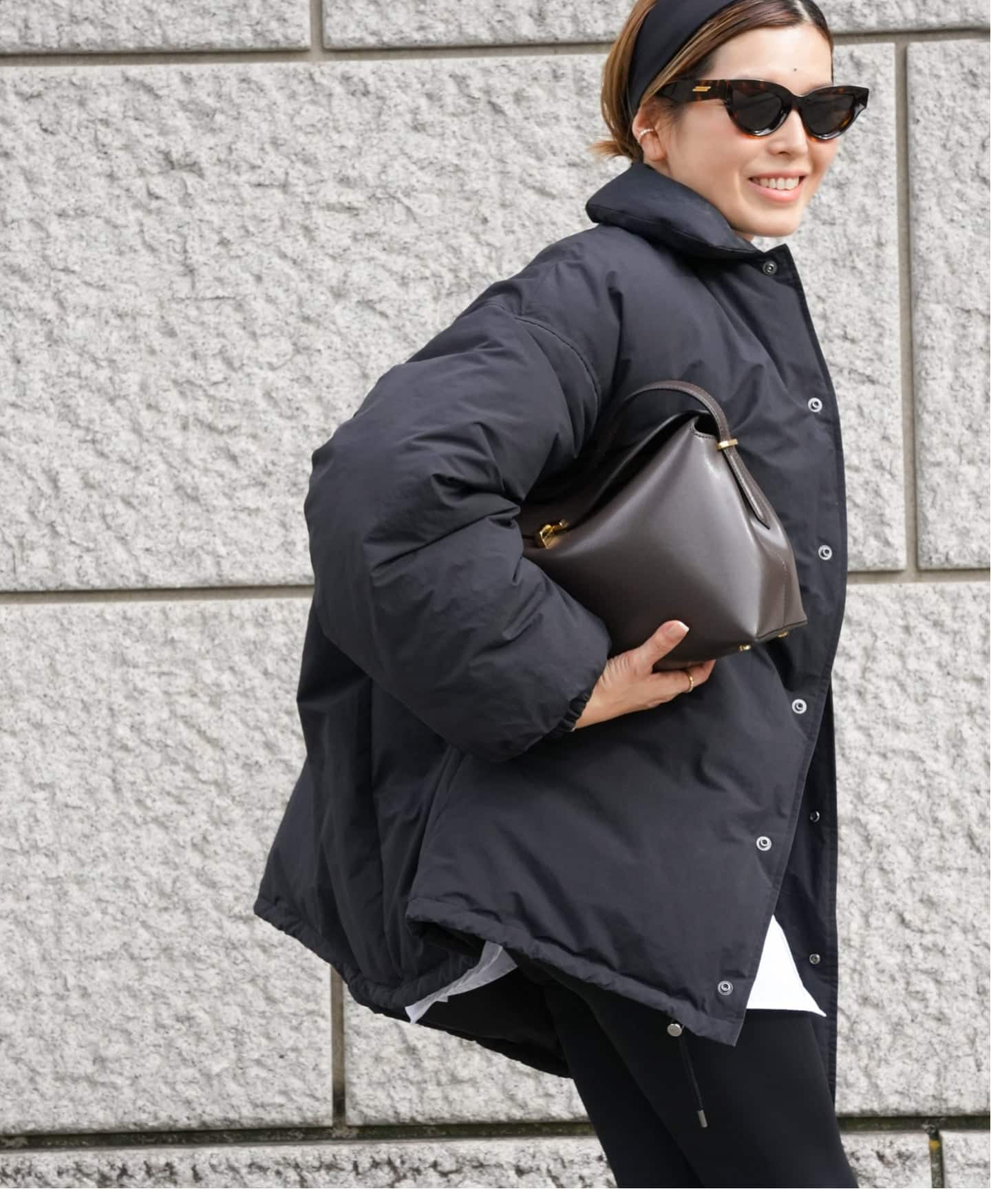 CALUX/キャラクス】PUFFER COACH JACKET（ダウンジャケット